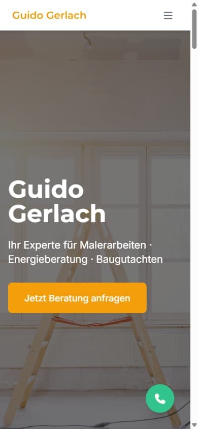 Malermeister Gerlach – Mobile Vorschau